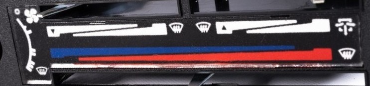 Шкала рычагов отопителя 21083-3709692 (орнамент сине-красный) Шкала рычагов отопителя 21083-3709692 (орнамент сине-красный)