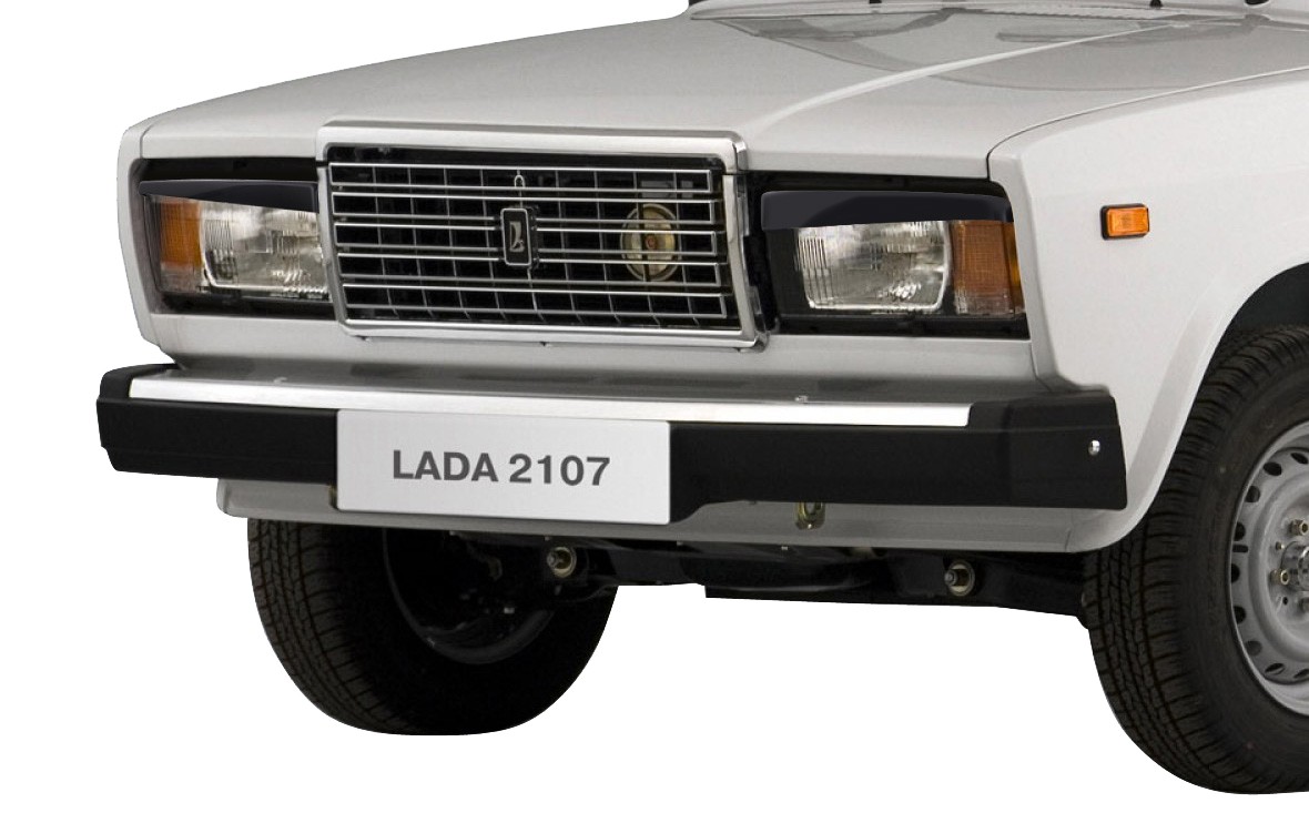 Реснички на фары для а/м ВАЗ 2105,07 /НЕКРАШ./к-т 2шт/ Реснички на фары для а/м ВАЗ 2105,07 /НЕКРАШ./к-т 2шт/