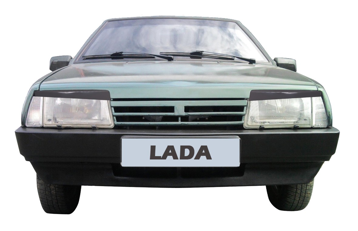 Реснички на фары для а/м ВАЗ 2108-99 /НЕКРАШ. /к-т 2шт/ Реснички на фары для а/м ВАЗ 2108-99 /НЕКРАШ. /к-т 2шт/