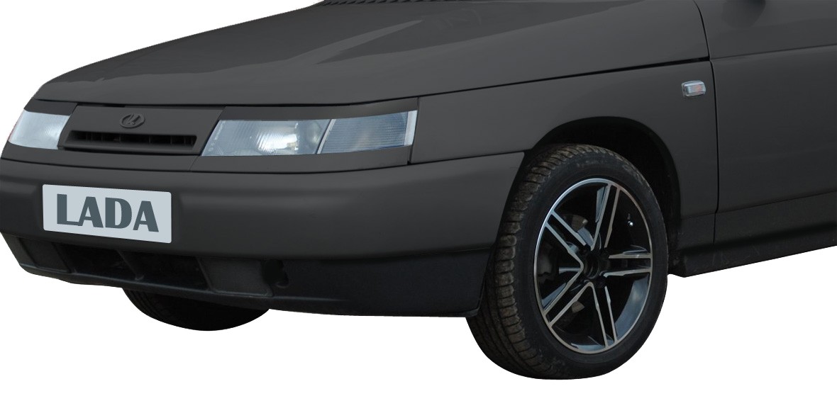 Реснички на фары для а/м ВАЗ 2110-12 /НЕКРАШ. /к-т 2шт/ Реснички на фары для а/м ВАЗ 2110-12 /НЕКРАШ. /к-т 2шт/