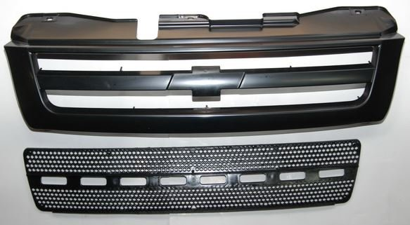 Решетка радиатора (черная). 2123 старого образца завод в сборе Решетка радиатора (черная). 2123 старого образца завод в сборе