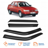 Дефлекторы окон Lada Priora седан/хэтчхбек (2007-2013), ВАЗ 2110-2112 накладные Voin Дефлекторы окон Lada Priora седан/хэтчхбек (2007-2013), ВАЗ 2110-2112 накладные Voin