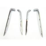 Молдинг переднего бампера Гранта FL после 2018г хром кооп 4шт (8450100990/91/92/93)