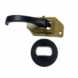 Ручка двери внутренняя (Крючок) метал. 2106-2107 черная Армения Ручка двери внутренняя (Крючок) метал. 2106-2107 черная Армения