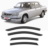 Дефлекторы окон GAZ Volga 82-09 седан, нак., 4шт Voin Дефлекторы окон GAZ Volga 82-09 седан, нак., 4шт Voin